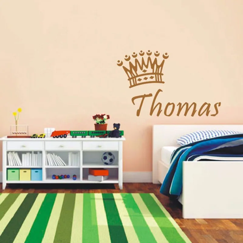 New Personalized Baby Boys Name Custom Wall Stickers, Baby Exclusive