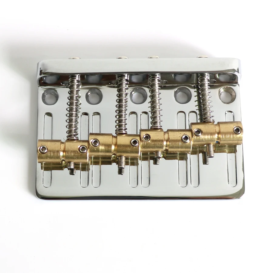 DIY Запчасти для бас гитары фиксированный stylebass saddles 4 string bass bridge | Детали и аксессуары для гитар -32879643684
