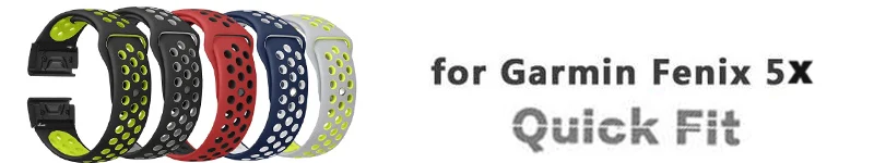 rápido para garmin fenix 5x pulseira de relógio para fenix 3 hr