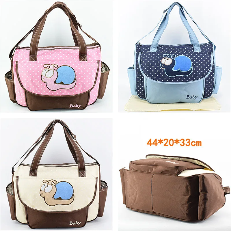 

Multifunctional Snails Print Diaper Bag Maternity Mummy Handbag Stroller Bag Large Capacity Messenger Bags Nappy Changing Bags