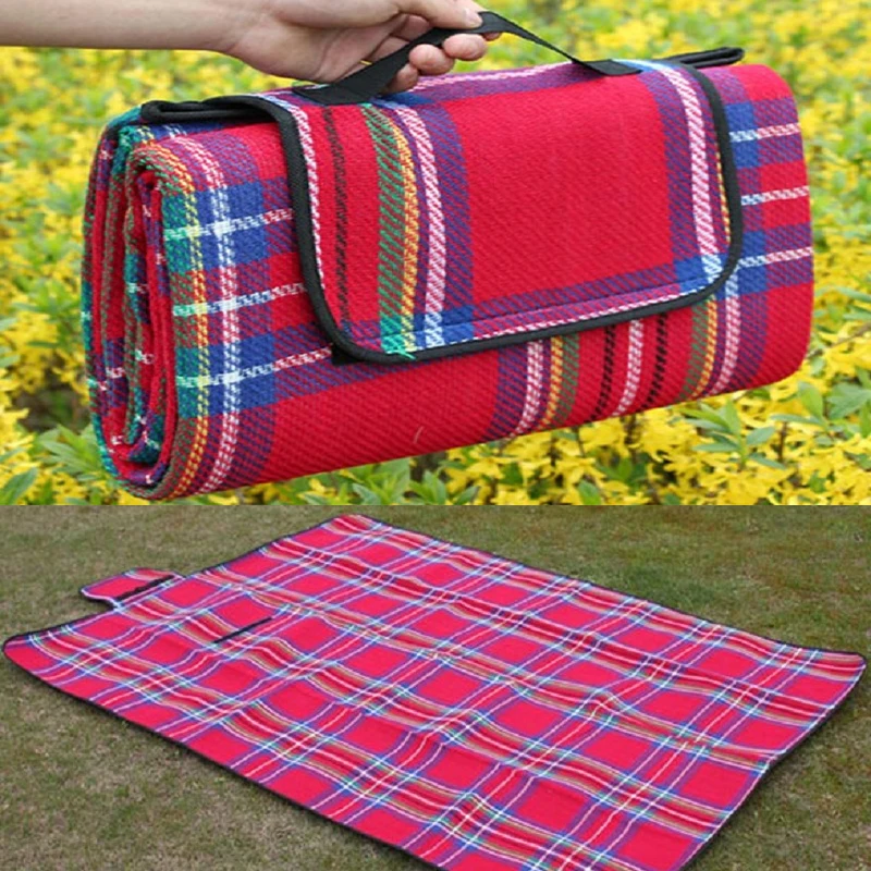 Outdoor Camping Mat Waterproof Foldable 150x200cm Picnic Mat Plaid