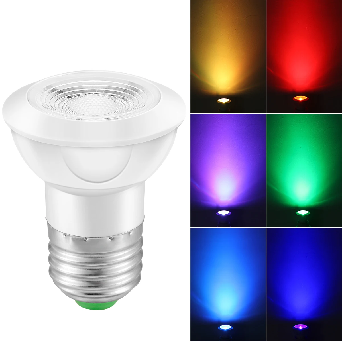 E27 GU10 светодиодный RGB Magic пятно света лампы Беспроводной Управление пульт