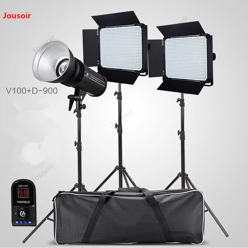 Video lights LED photography lights live online D900+100W 15 square interview lights CD50 T07