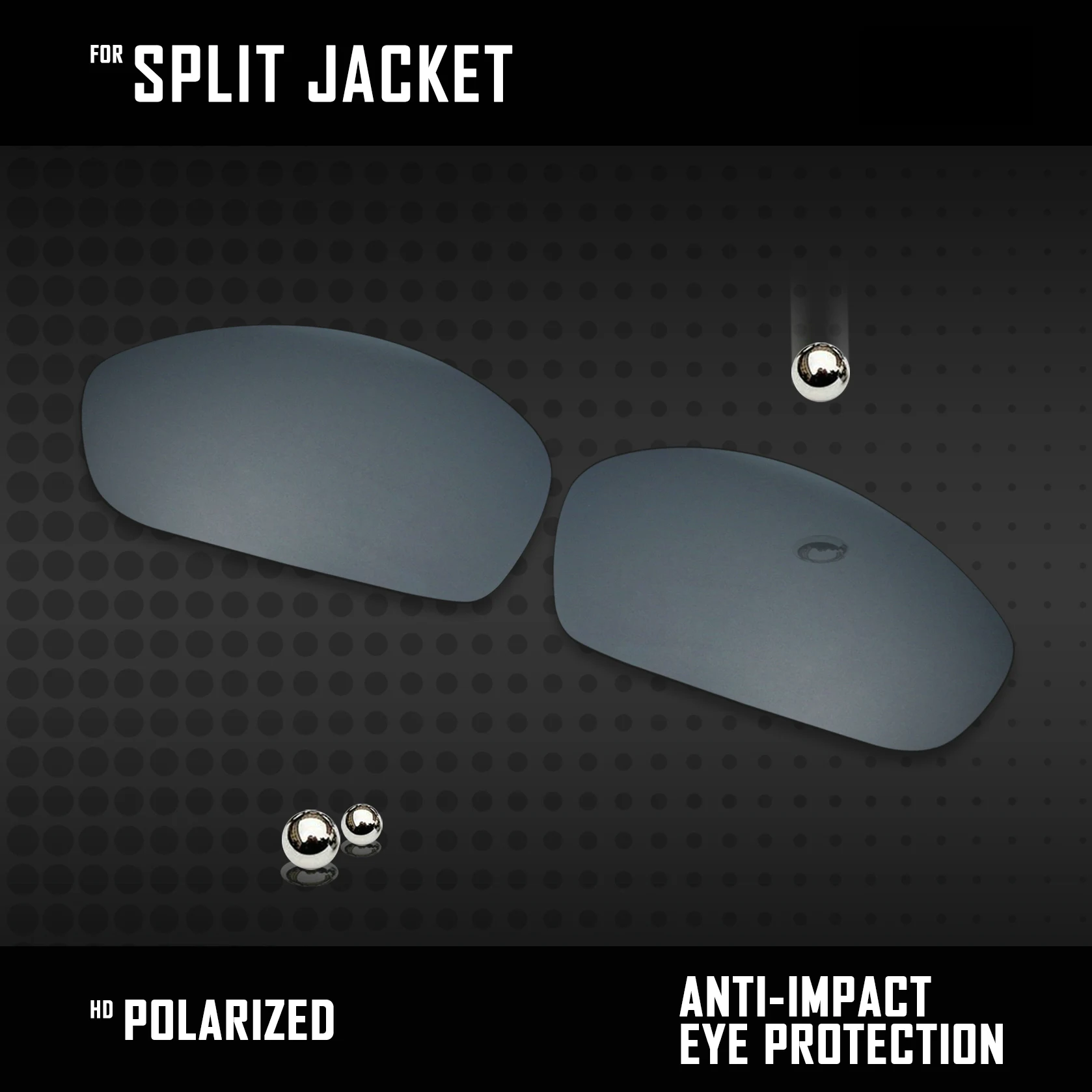 OOWLIT Lenses Replacements For Oakley Split Jacket OO9099 Sunglasses Polarized-Multi Colors
