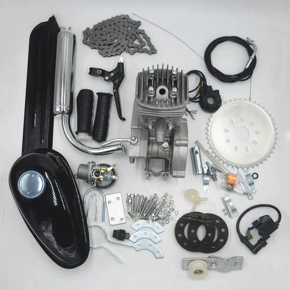 

80cc 2 Stroke Motorized Bicycle Gas Engine Motor Kit Low Noise Low Vibration Use for DIY mtb mountian bike road bicycle