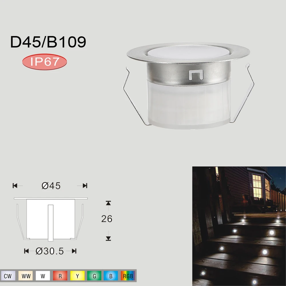 Conduziu a Luz da Escada de Aço Inoxidável ao ar Luminárias de Iluminação Luz + Driver + Controlador Unidades Lotes Inserido Luzes Chão Levou Dc12v Livre 10 - 14 Lâmpadas subterrâneas