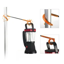 Acampar al aire libre multi Herramientas Acero inoxidable camping gancho linterna al aire libre gadget