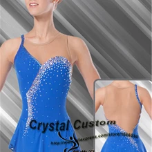 Лидер продаж, платье для фигурного катания для девочек, изящное Новое Брендовое соревнование в катании на коньках, платье DR3318