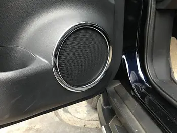 

4pcs! Side Door Speaker Decoration Cover Trims For Nissan Qashqai 2014 2015