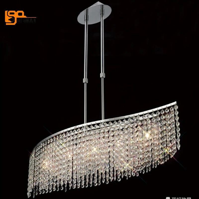 

new modern pendant lights crystal lamp suspension luminare for dinning room lustres bar light