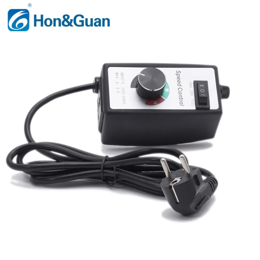 EU Uk Standard 10A 220V Variable Controller For Inline Duct Fan Current Pump Motor Speed Control Dimmer Speed Adjustment EU Uk Standard 10A 220V Variable Controller For Inline Duct Fan Current Pump Motor Speed Control Dimmer Speed Adjustment