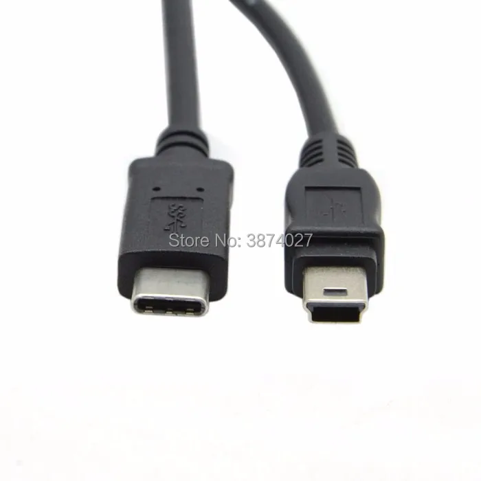 USB C 3 1 Type Male к Mini 2 0 Кабель для передачи данных Macbook|Кабели USB| |