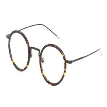 Унисекс Ретро мода полный обод ацетат круглый рамки линза для рецептов оправа для очков анти излучения очки для чтения