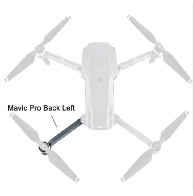 Mavic Pro рычаг двигателя передняя/задняя/левая/правая рукоятки с мотором для DJI MAVIC PRO запасные части - Цвет: Back left