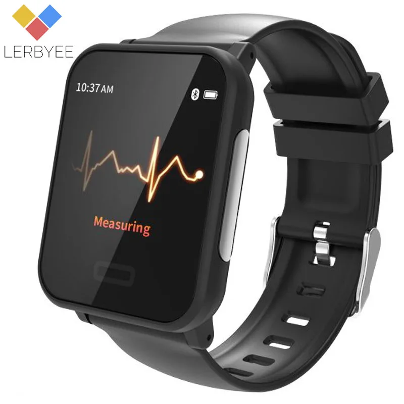 Lerbyee умный Браслет E33 с ЭКГ HR кровяное давление смарт-Браслет Водонепроницаемый Bluetooth фитнес-часы для iPhone дропшиппинг