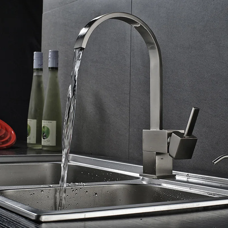 

direct sale vertical single-hole sink food dish faucet kitchen faucet Bathroom plumbing hardware leading hot and cold faucet
