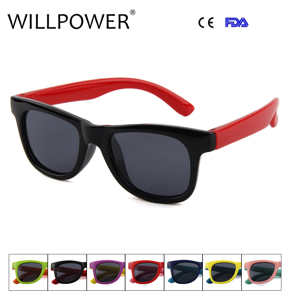 WILLPOWER,, распродажа, силиконовые солнцезащитные очки для мальчиков и девочек, детские солнцезащитные очки, Anti-uv400, детские солнцезащитные очки