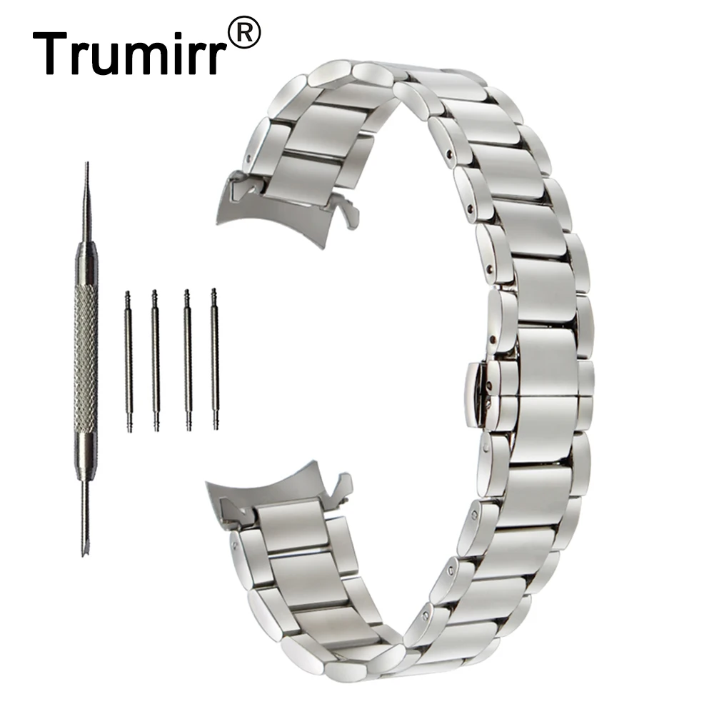 18mm 20mm 22mm Stainless Steel Watchband for Orient Curved End Strap Butterfly Buckle Belt Wrist Bracelet Black Rose Gold Silver 18mm 20mm 22mm Stainless Steel Watchband for Orient Curved End Strap Butterfly Buckle Belt Wrist Bracelet Black Rose Gold Silver