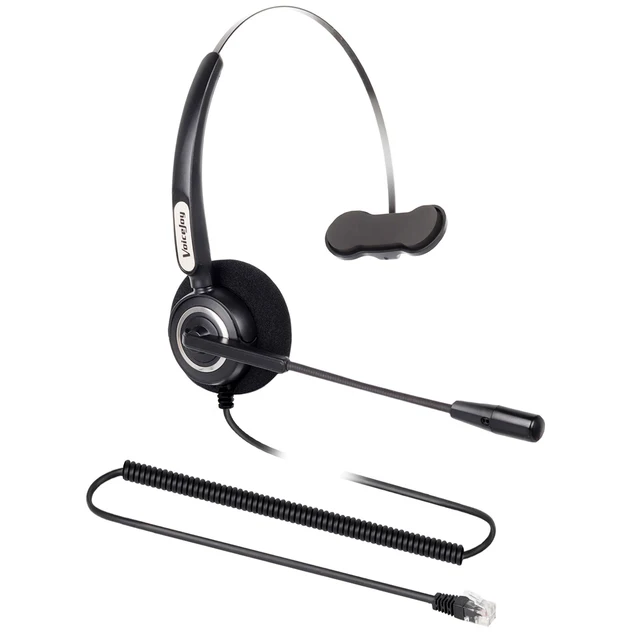 Home/Office Headset for VVX Aastra Allworx Alcatel Lucent AltiGen Comdial Digium Mitel