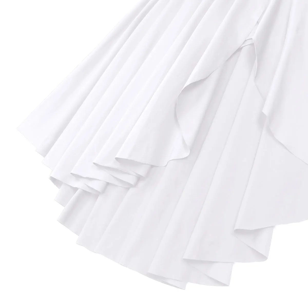 Женская Асимметричная одежда для лирических танцев iiniim, укороченный топ с открытой спиной и юбка, костюмы для латинских бальных танцев, Фигурное платье для катания на коньках