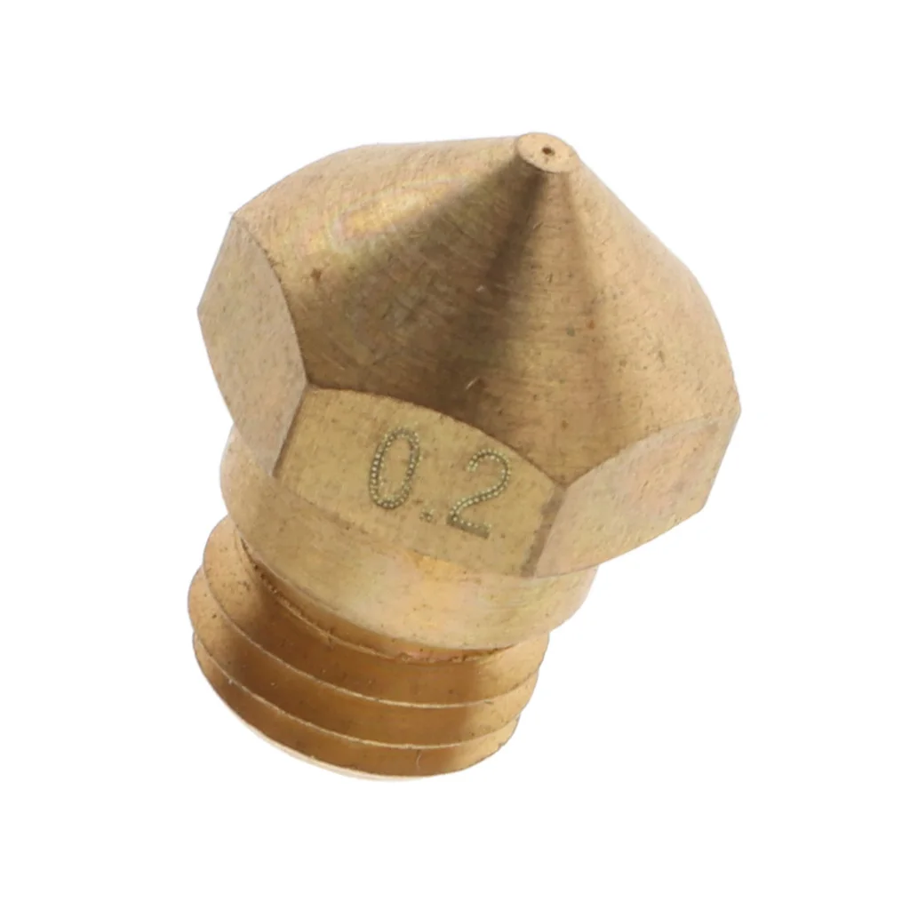 0.2mm Brass Extruder Nozzle Head Printhead for 1.75mm Filament 3D Printer