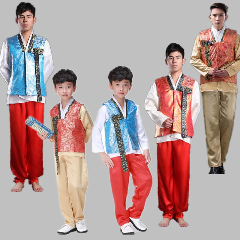 Summer Children Korean National Costume Male Traditional Korean Hanbok ...