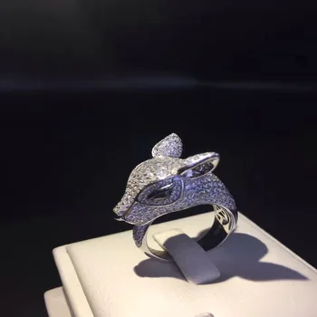 

Qi Xuan_Trendy Jewelry_Fawn Ring Ring Refined Cute Promotional Offer_S925 Solid Sliver Fashion Ring_Manufacturer Directly Sale