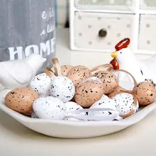 30 шт. 3 см Пластиковые Моделирование пасхальное яйцо подвесной декор для домашнего магазина вечерние украшения
