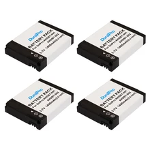 4 pc DuraPro AHDBT-001 AHDBT-002 AHDBT 001 002 1400mAh Li-ion Batteries for Gopro HD HERO 1 2 Gopro Accessories Durapro