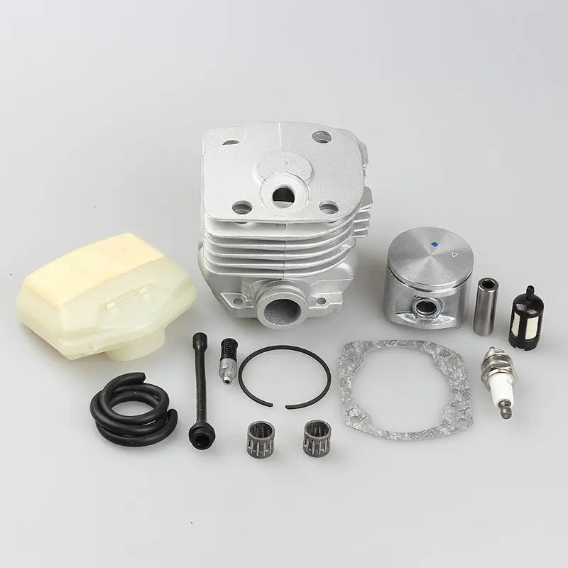

50mm Cylinder Piston Pin Bearing +Fuel line Filter Spark plug Kits for HUSQVARNA 362 365 371 372 372XP
