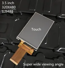 Painel de toque tft, tela lcd de 2.4/2.8/3.2/3.5 polegadas touch screen 40 pinos soquete mcu i8080 8 conector pcb de fio spi 3/4/16bit, visão completa ips