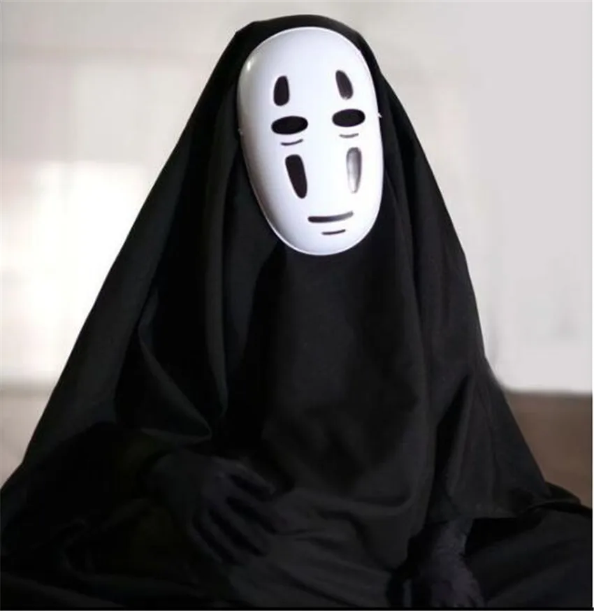 

Anime Unisex Spirited Away No face male Cosplay Costume Masks Gloves Halloween Party Costume A646