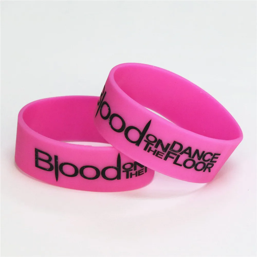 25PCS Blood On The Dance Floor Silicone Wristband 1