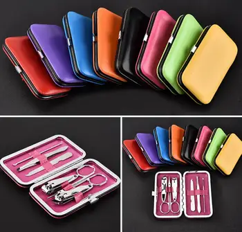

50sets 6 Pcs/set Nail Clipper Kit Scissor Eyelash Tweezer Ear Pick Manicure Sets Party Gifts And Favor For Guest