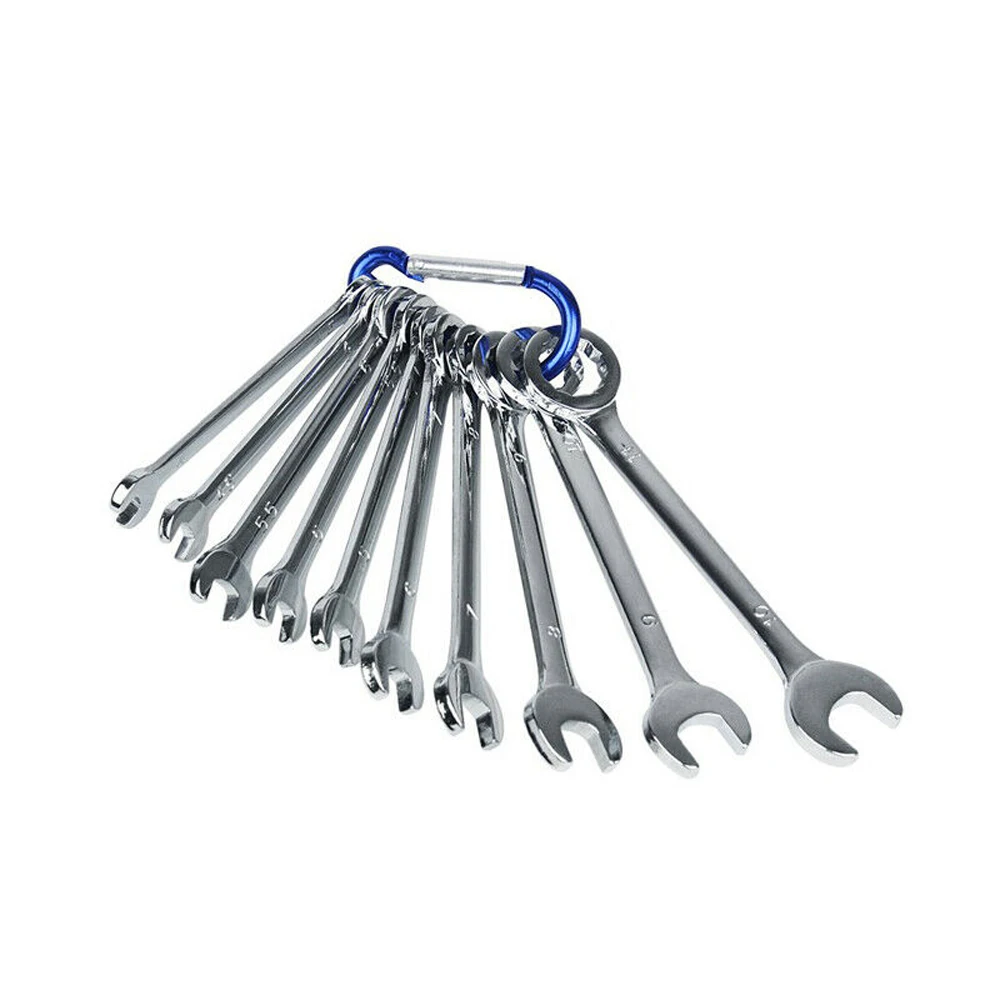 

10PCS Mini Combination Wrench Spanner 4-11mm Metric Small Engineer Hardwares