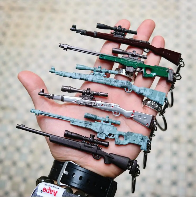 Nuovo Caldo Pubg Fps Giocatore Del Gioco Delle Sconosciuto Battaglia Motivi 3D Portachiavi Arma Mangiare Pollo Gioco Stasera Auto Degli Uomini Chiave 