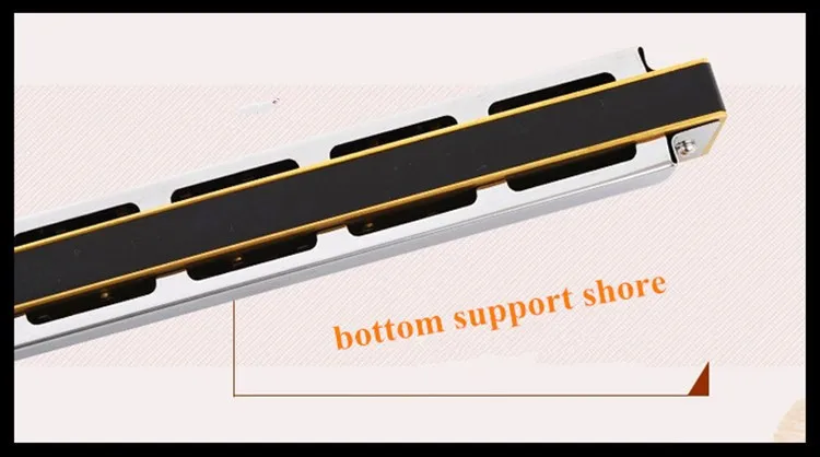 24 Отверстие Гармоника тремоло акцент Gaita Де Бока Гармоника c высокое качество рот оганс серебро музыкальный инструмент 24 Отверстие Гармоника