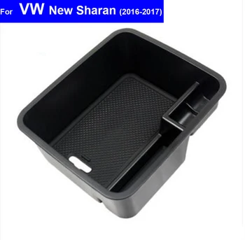 

Car Center Console Armrest Storage Secondary Box Container Holder forVW Sharan Glof Sportswan Variant Magotan Touran L 2016 2017