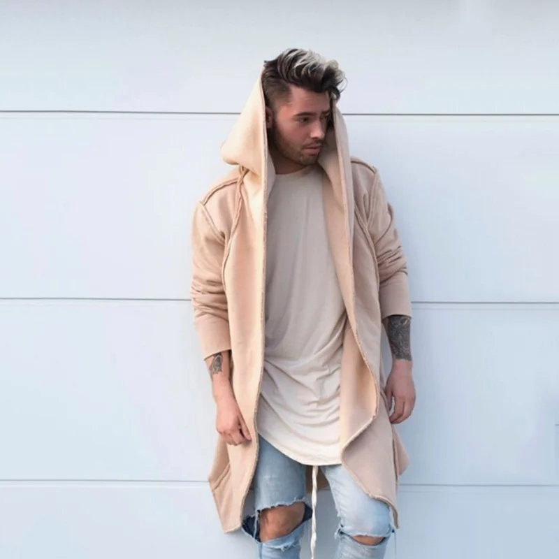 ZOGAA Autumn Winter Men Fashion Long Hooded Coat Guys Boys Casual Long Sleeve Hooded Outwear Male Solid Long Coat 2019 Hot Sale ZOGAA Autumn Winter Men Fashion Long Hooded Coat Guys Boys Casual Long Sleeve Hooded Outwear Male Solid Long Coat 2019 Hot Sale
