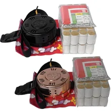 New tontin metal health beauty tool moxibustion black and gold box high quality Moxa roller set