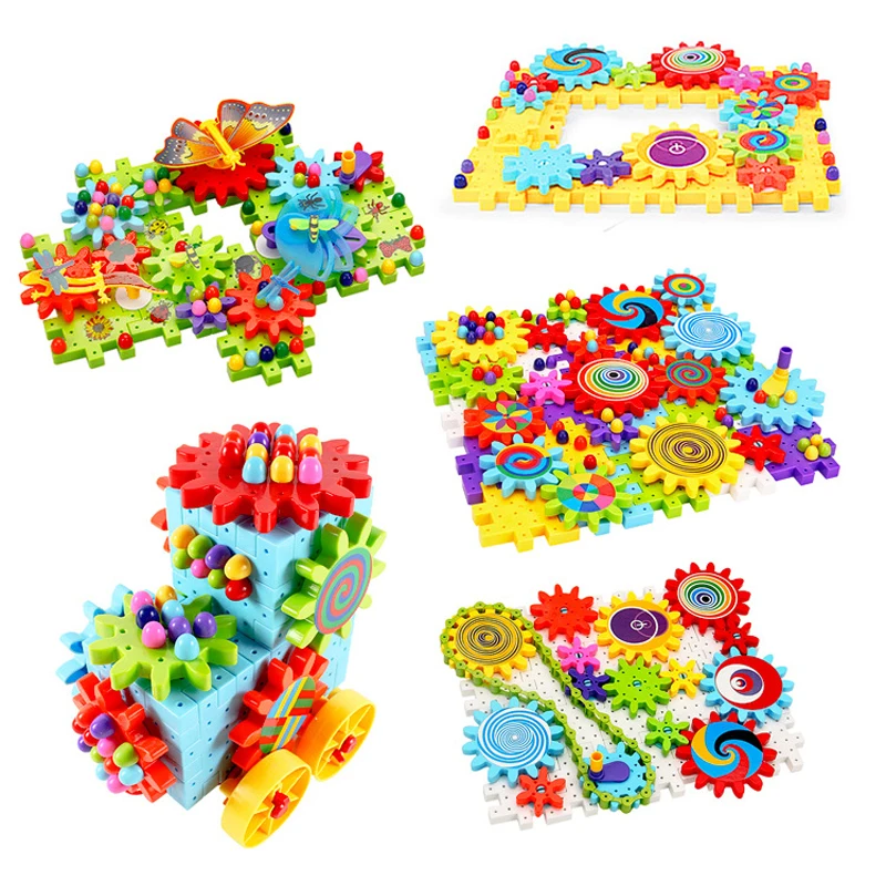 

5 Styles Gear Rotating Block Assembly Puzzle Creative Hand Combination Toys Hobbies Models Building Toy Building Kits Christmas