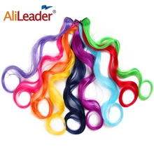 Grampo longo do cabelo sintético da onda do corpo de alileader-em uma parte para extensões do cabelo de ombre 20
