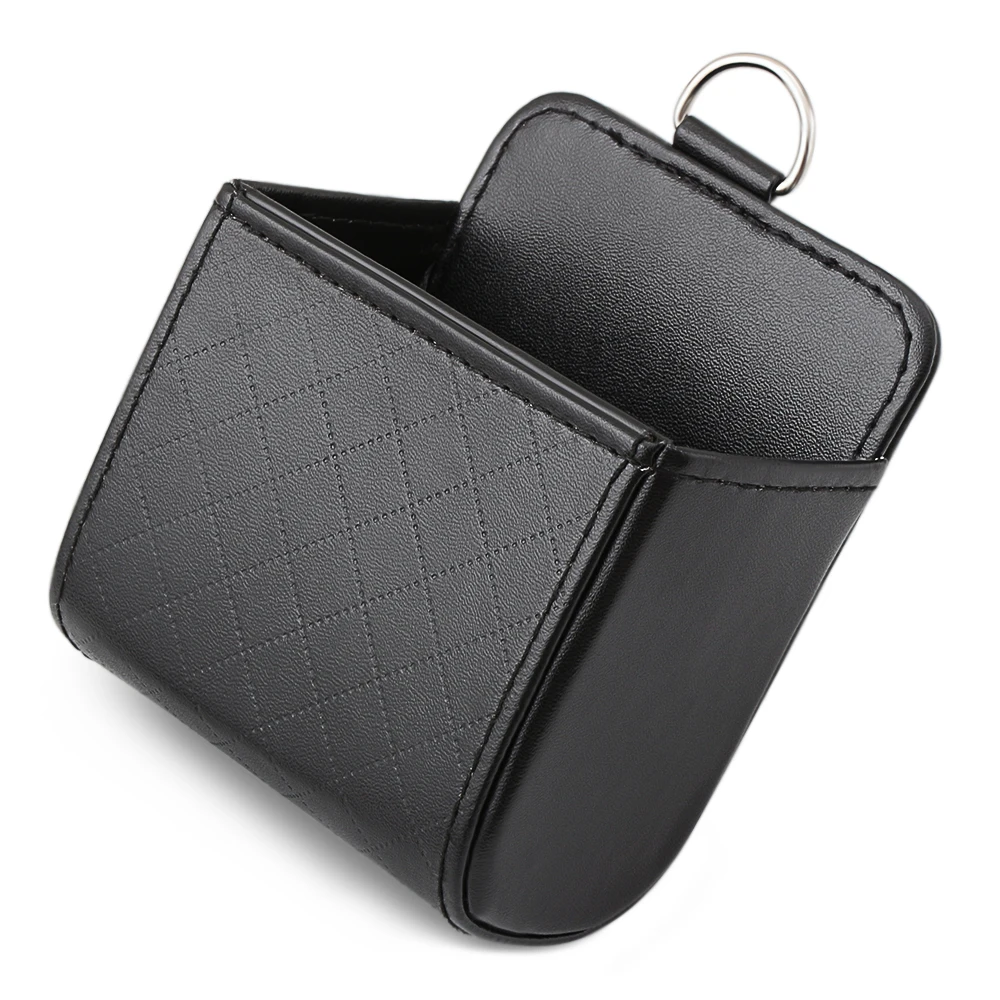 

PU Leather Car Outlet Air Vent Storage Box Organizer Bag for Lada Granta Toyota Corolla chr Avensis RAV4 Auris Honda Civic