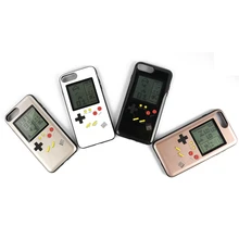 Классический Tetris Телефон чехол для iPhone 6 6S плюс ручной Чехол для игрока Мягкий край игровой консоли задняя крышка для iPhone 7 8 Plus