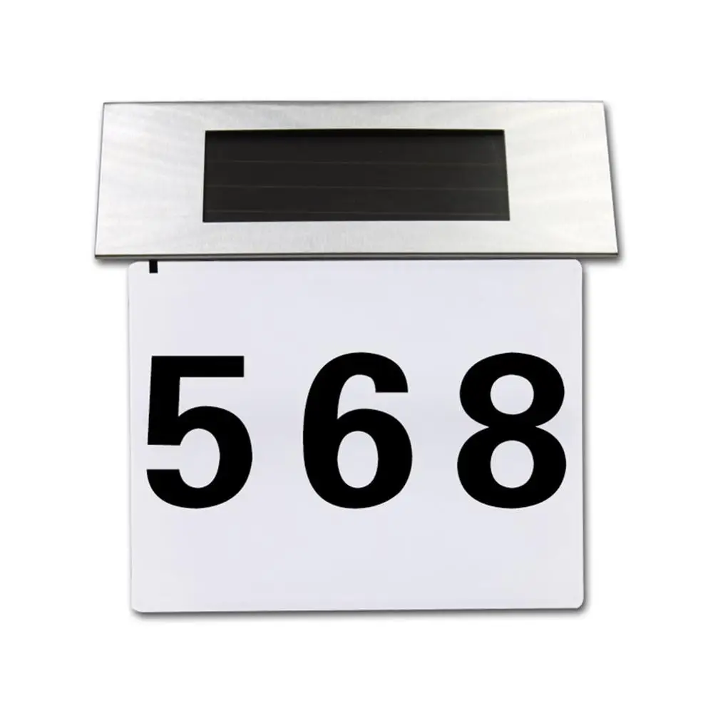 Номер дома Открытый прочный дверной светильник Huisnummer двери отеля номера знак светодиодный светильник адрес знак Дом отель - Цвет: small