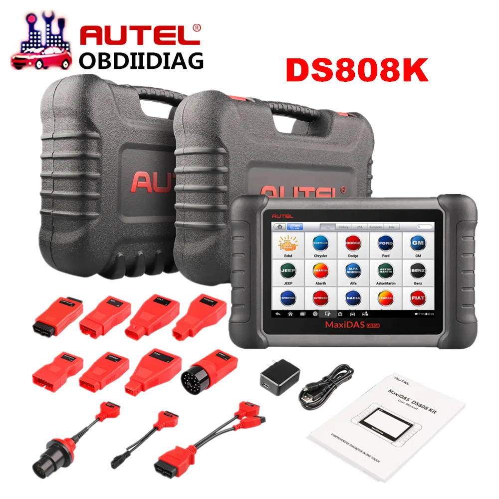2018 Autel Maxidas DS808K комплект (обновление DS808 DS708) диагностический инструмент для