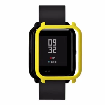 

SOONHUA Colorful Watch Frame PC Case Cover Slim Protect Shells Hard Plastic Protective Cases For Huami Amazfit Bip Younth Watch