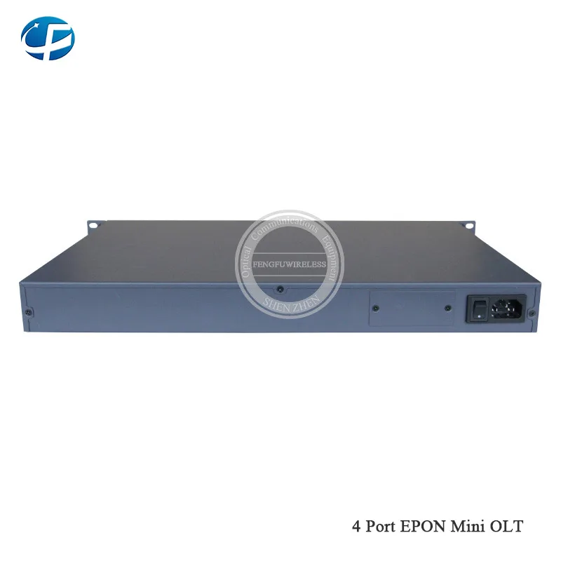 Пользовательский логотип Mini 1G 4 порта EPON OLT с 4 PON портом, модули FTTH волоконно-оптический EPON OLT