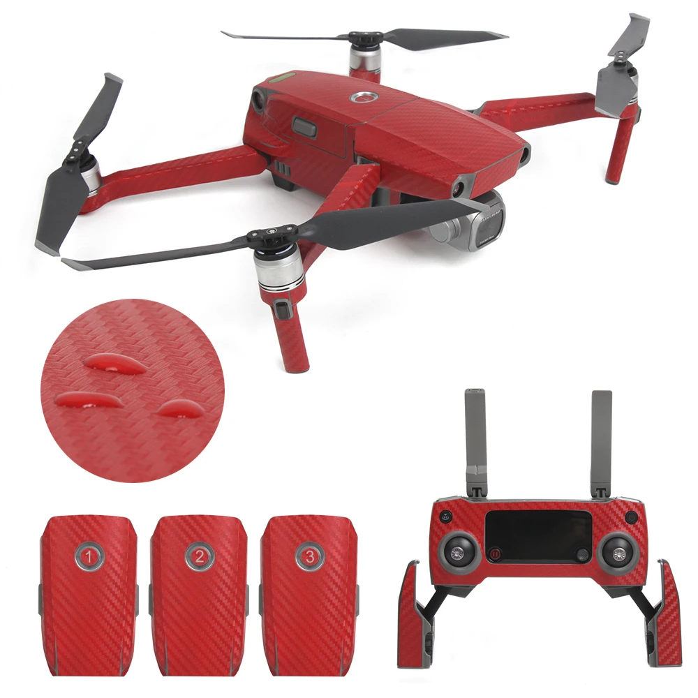 DJI Mavic 2 Pro Zoom наклейка из углеродного волокна стикер для тела дрона наклейки