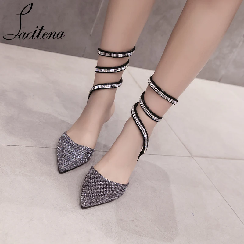 Women Fashion Sandals Crystal High Heels Wedding Shoes Women Fashion Sandals Crystal High Heels Wedding Shoes